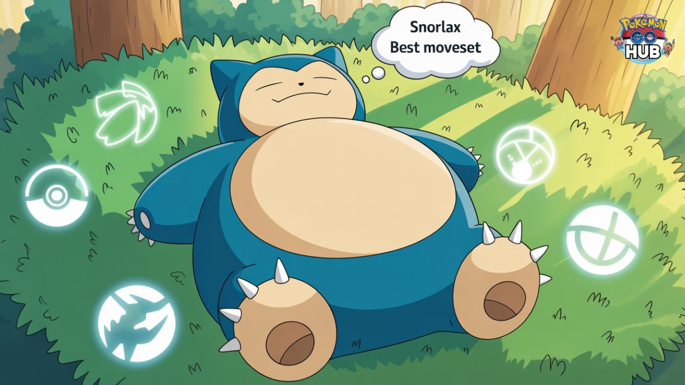 snorlax best moveset