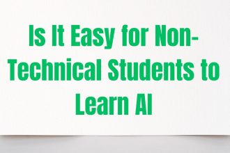 Is It Easy for Non-Technical Students to Learn AI