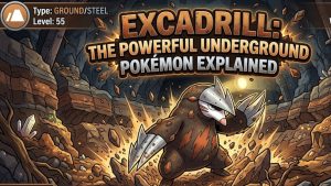 Excadrill: The Powerful Underground Pokémon Explained